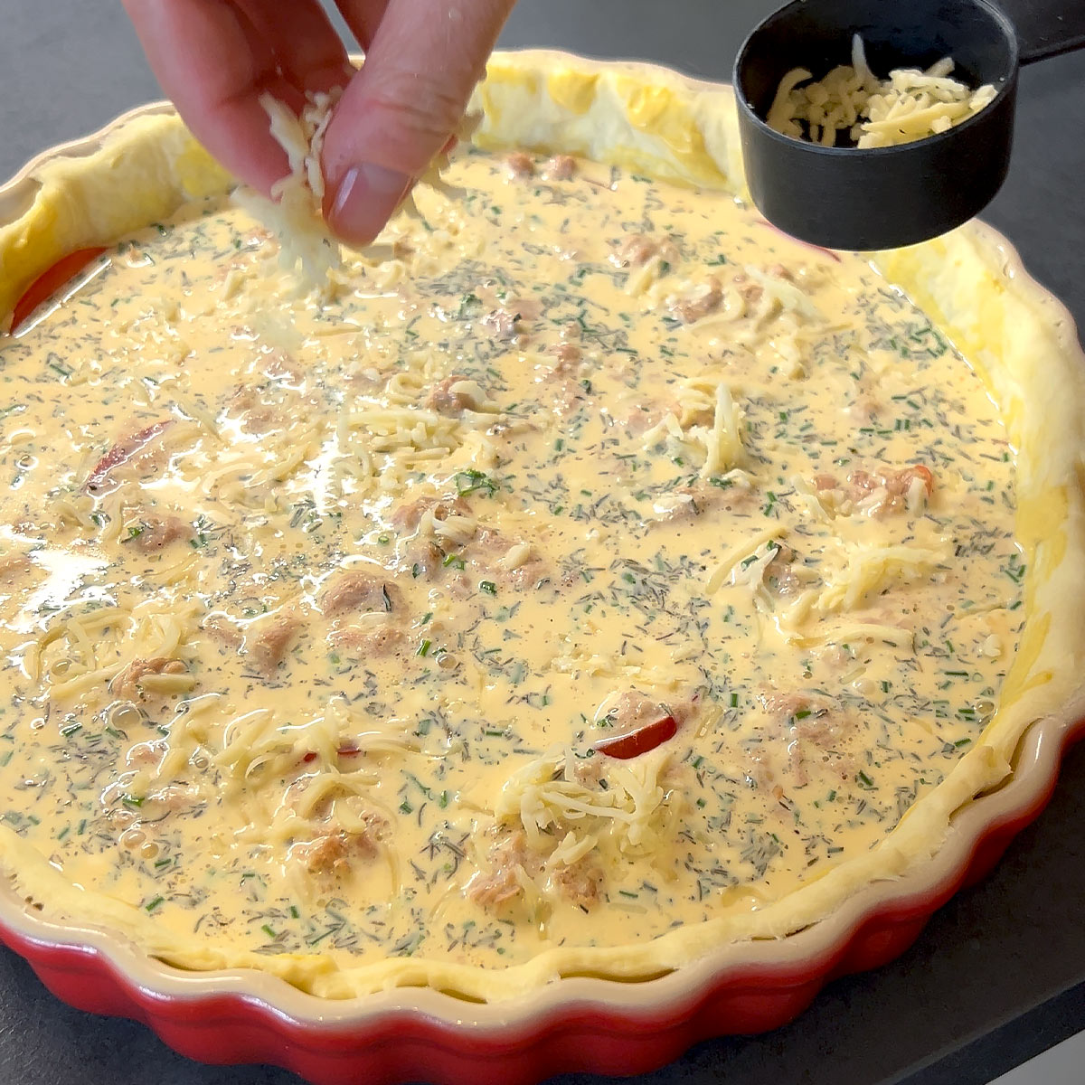 sprinkle with cheese