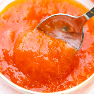 Apricot Purée close up