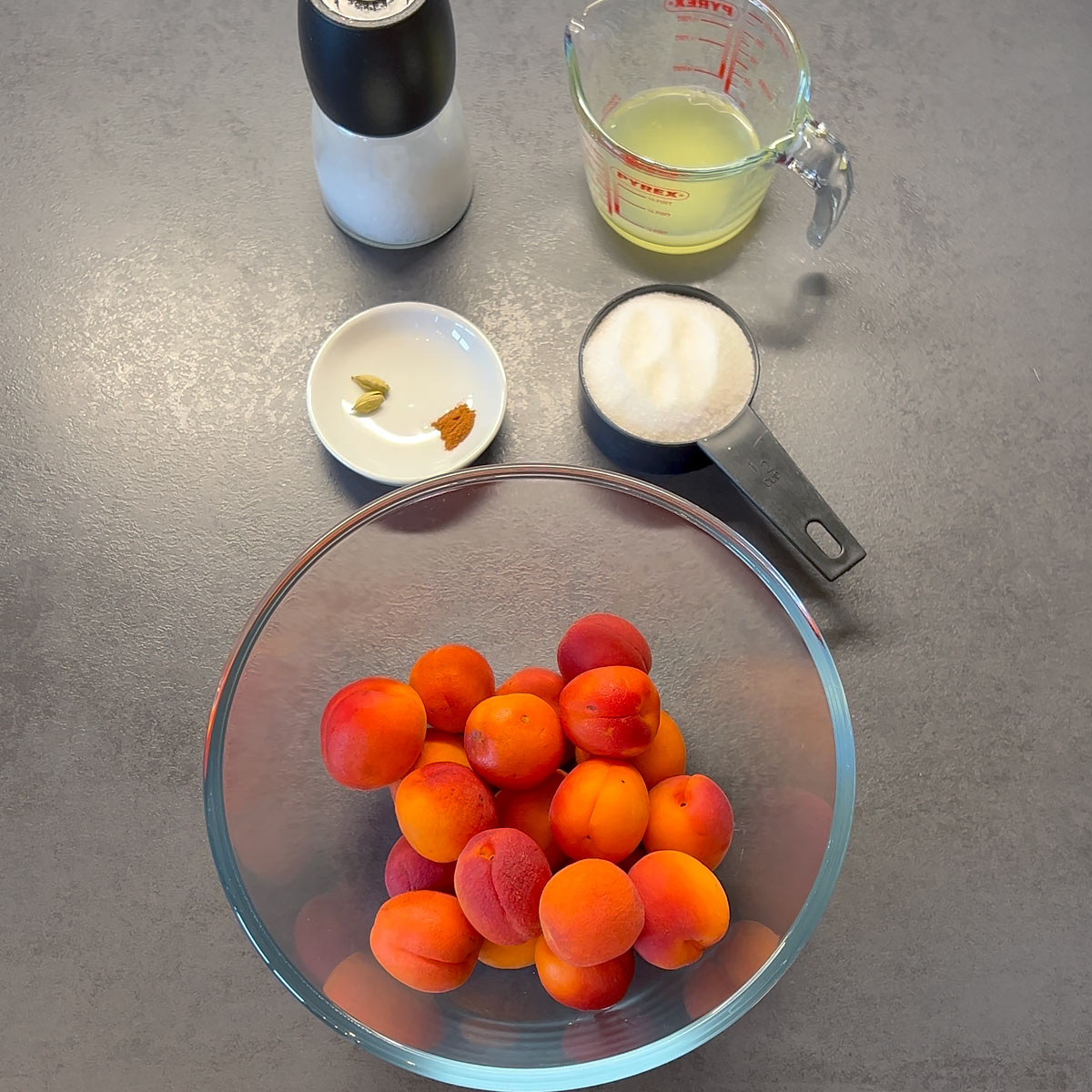 Apricot Purée ingredients