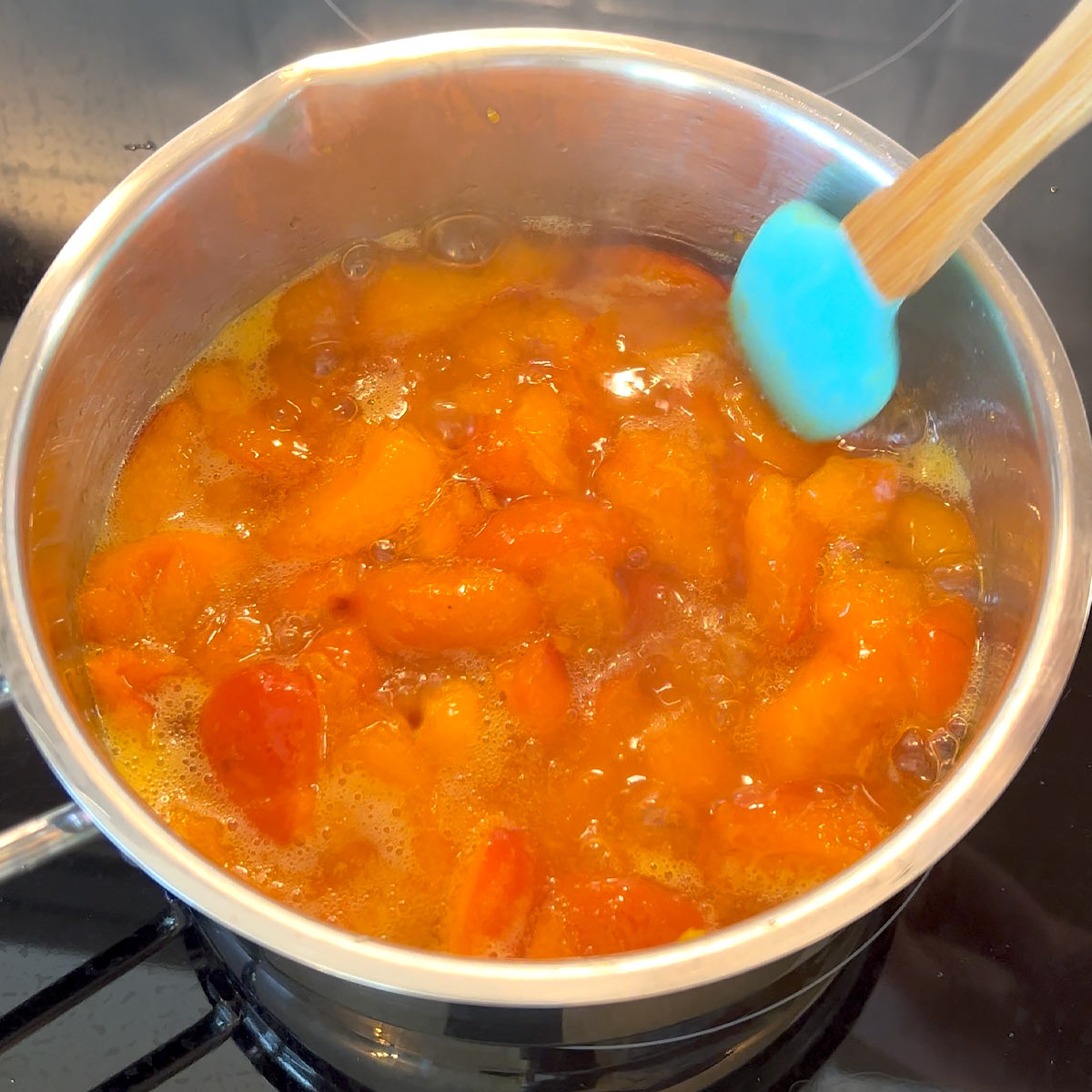 cook down apricots