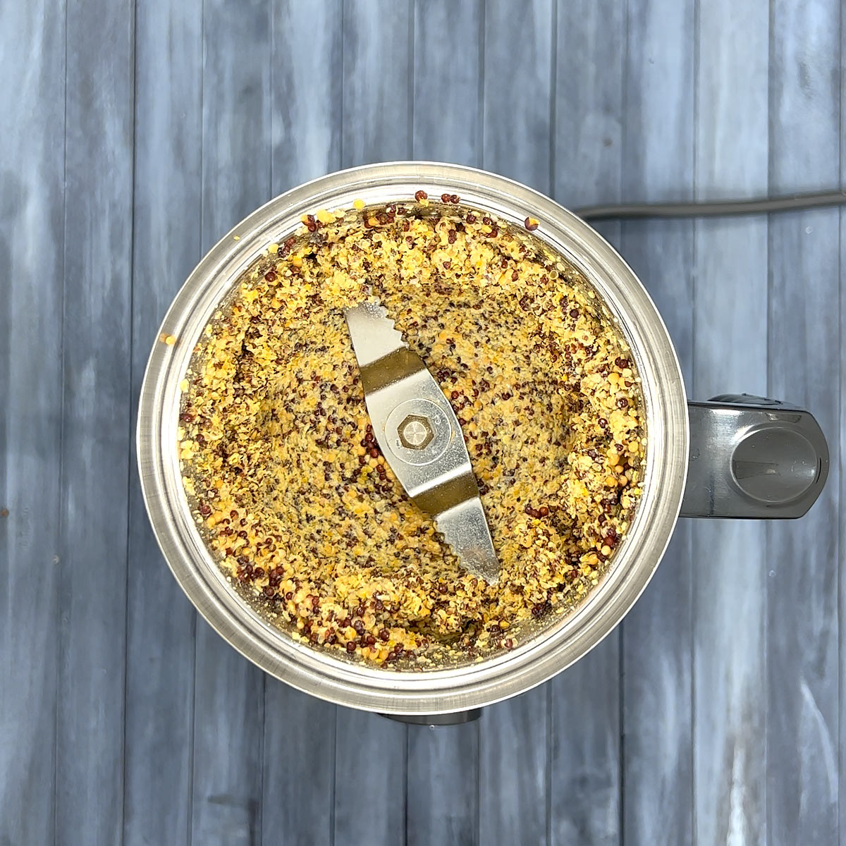 mashed or blended mustard seeds