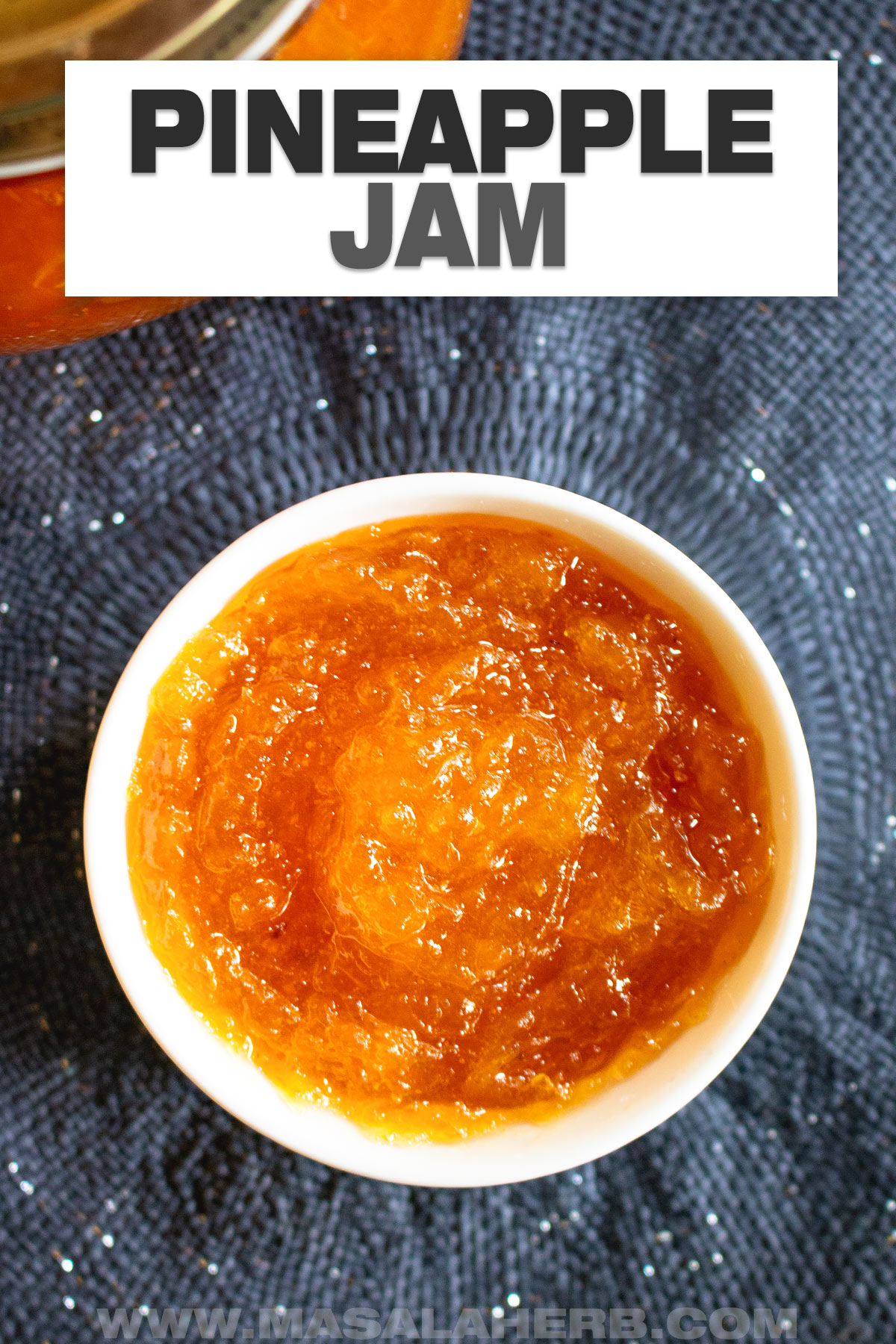 Pineapple Jam Recipe cover
