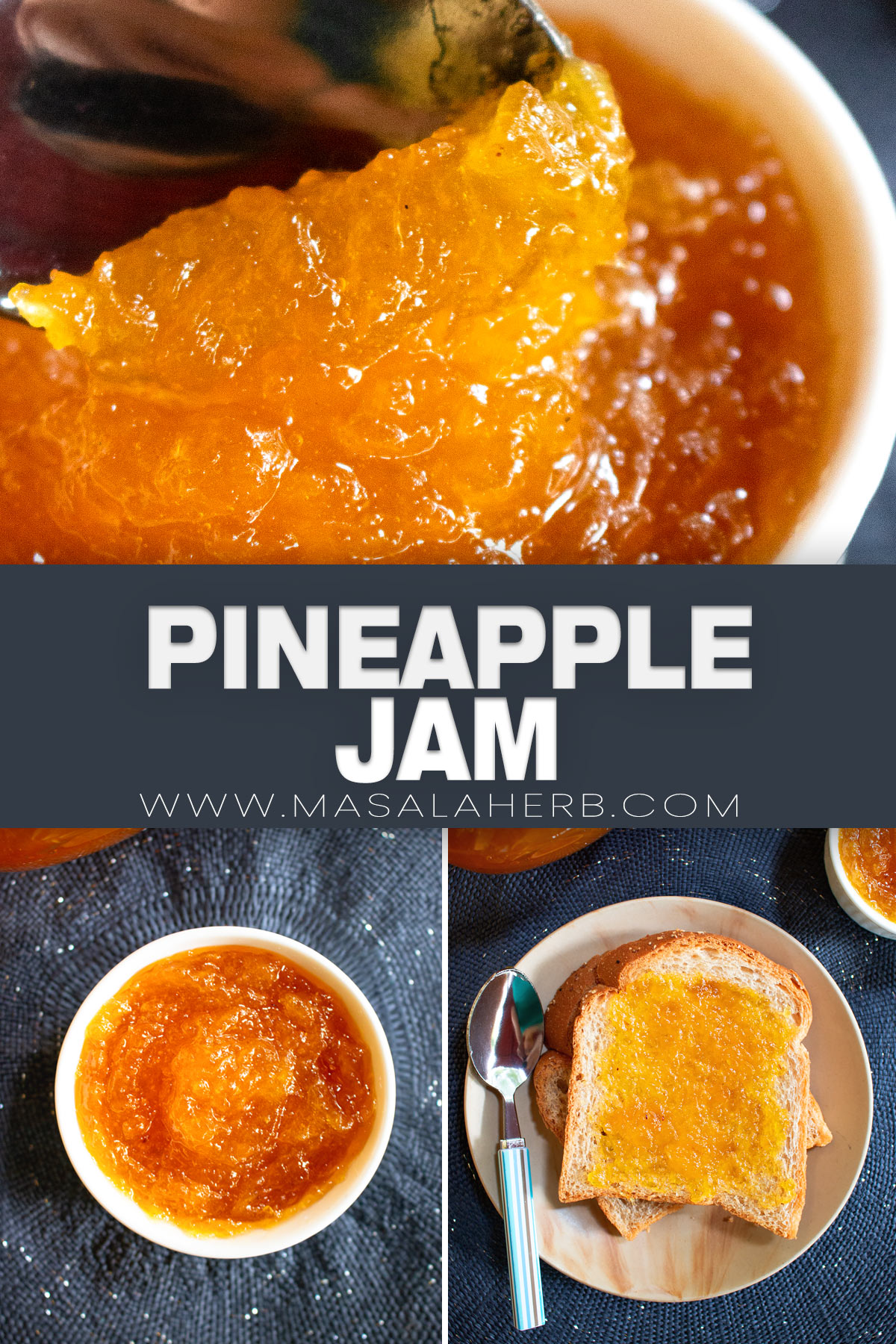 Pineapple Jam Recipe pin