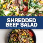 Shredded Beef Salad pin