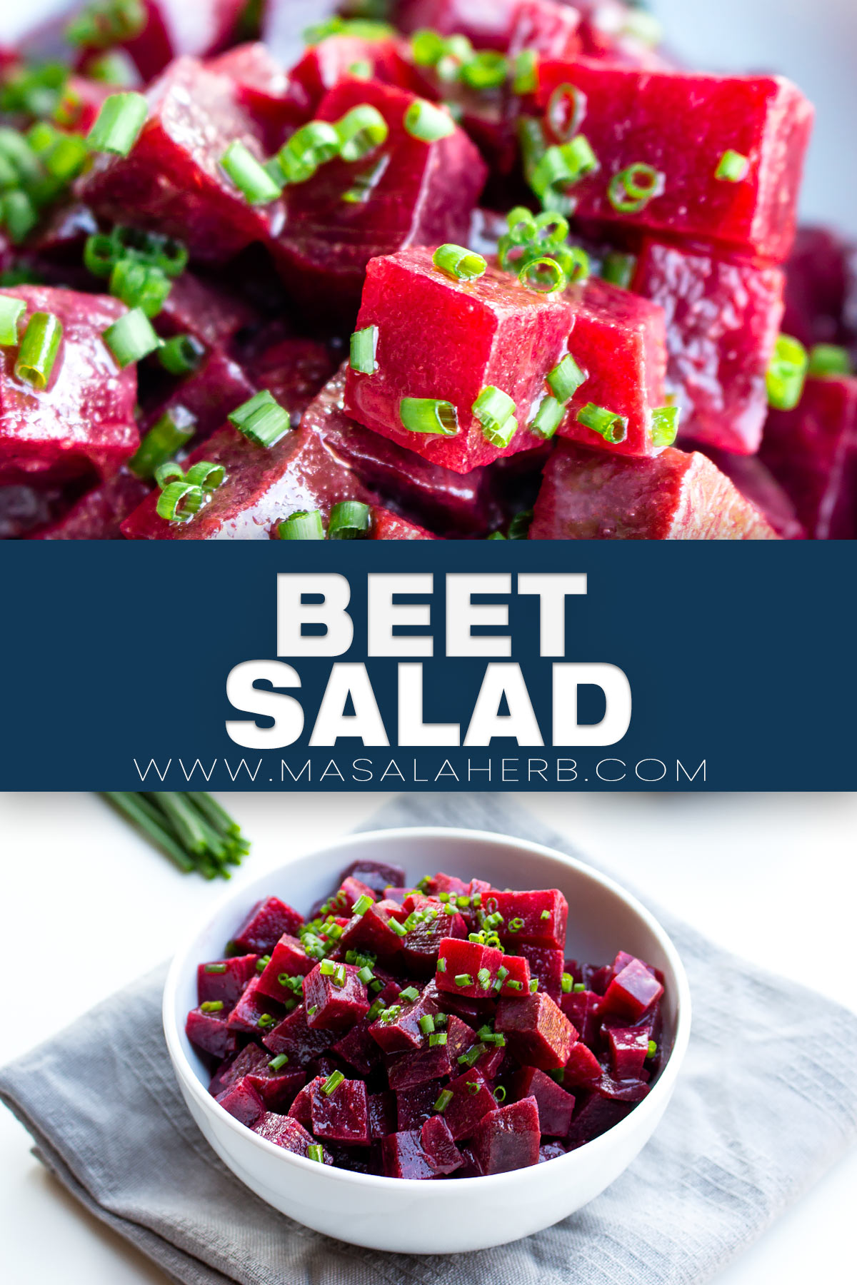 Simple Beet Salad Recipe pin
