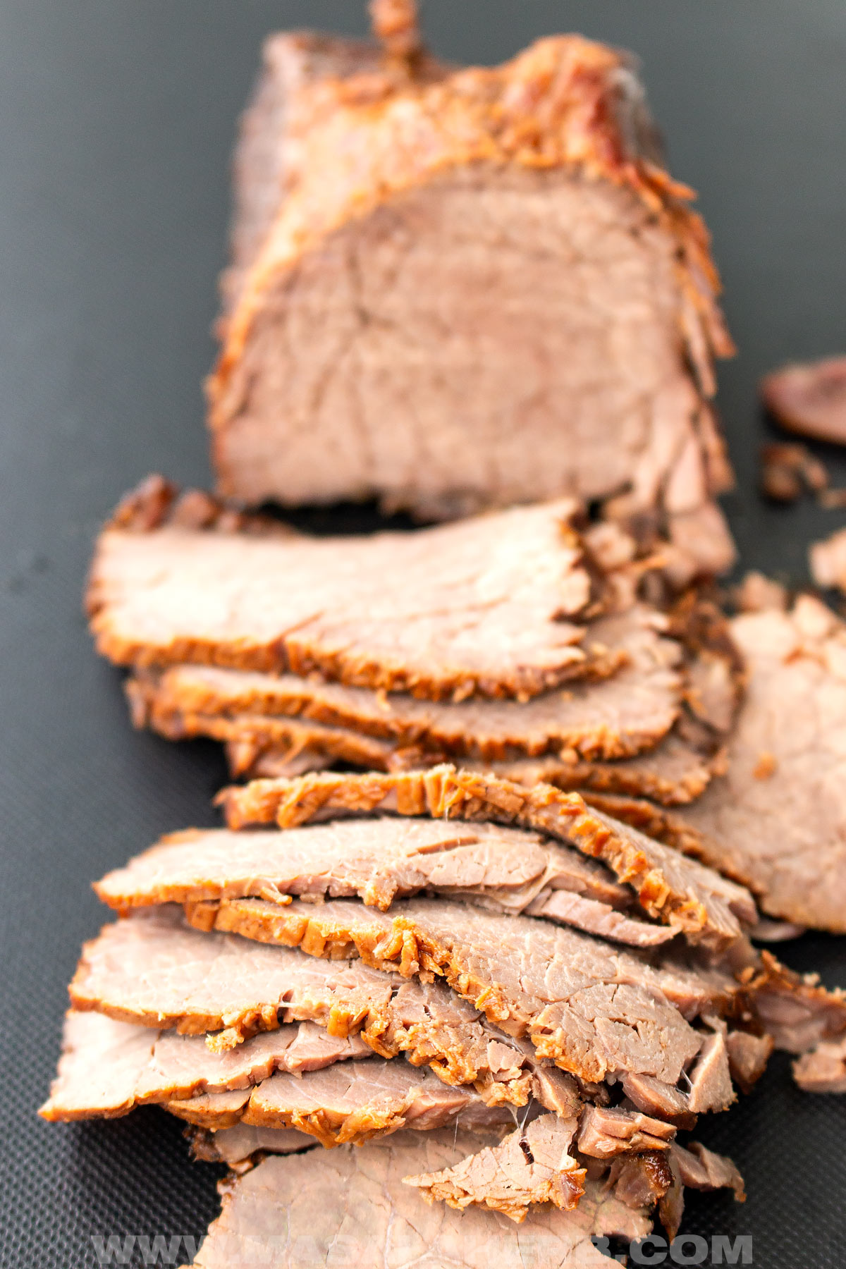 Roast beef for sandwich prepared in the dutch oven