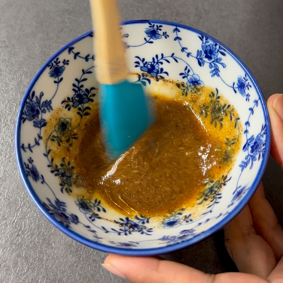 combine ingredients for the marination
