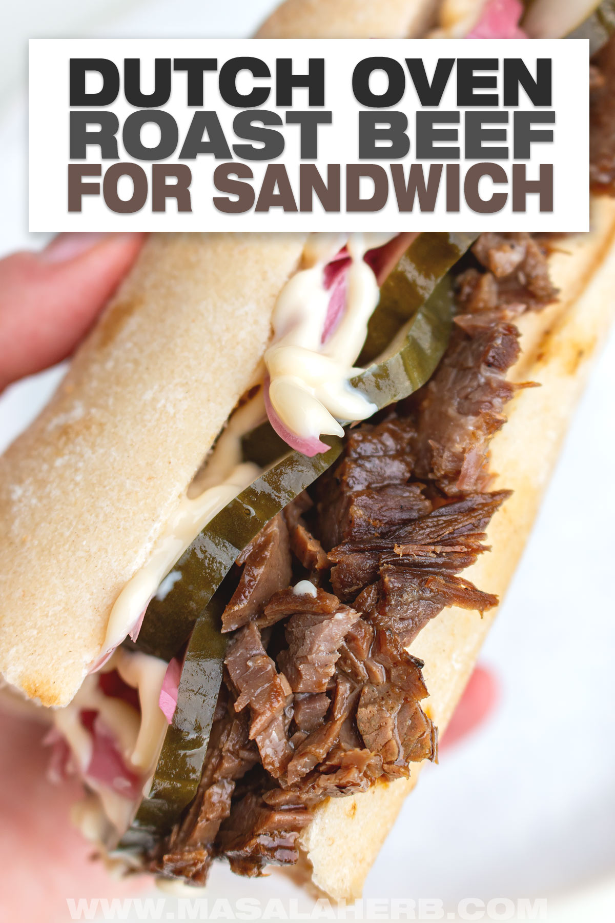 Dutch Oven Roast Beef for Sandwich cover