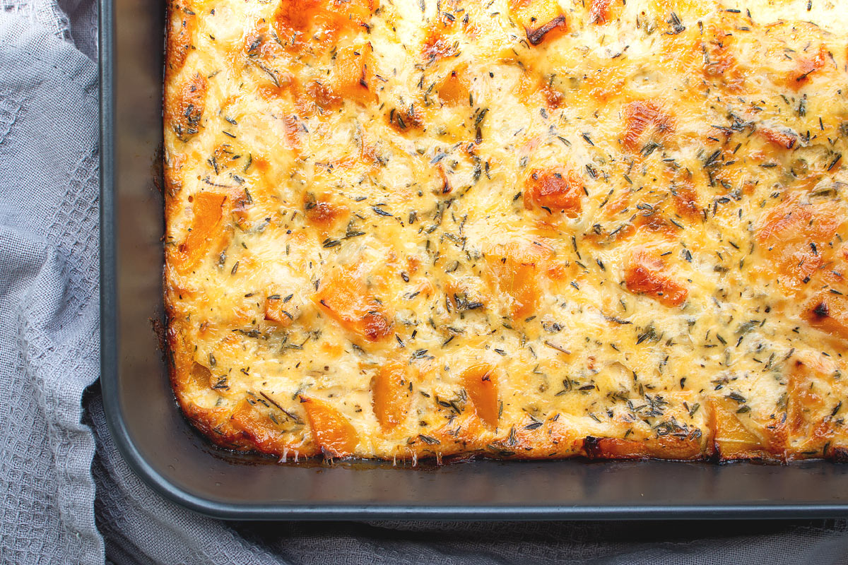 homemade butternut squash casserole