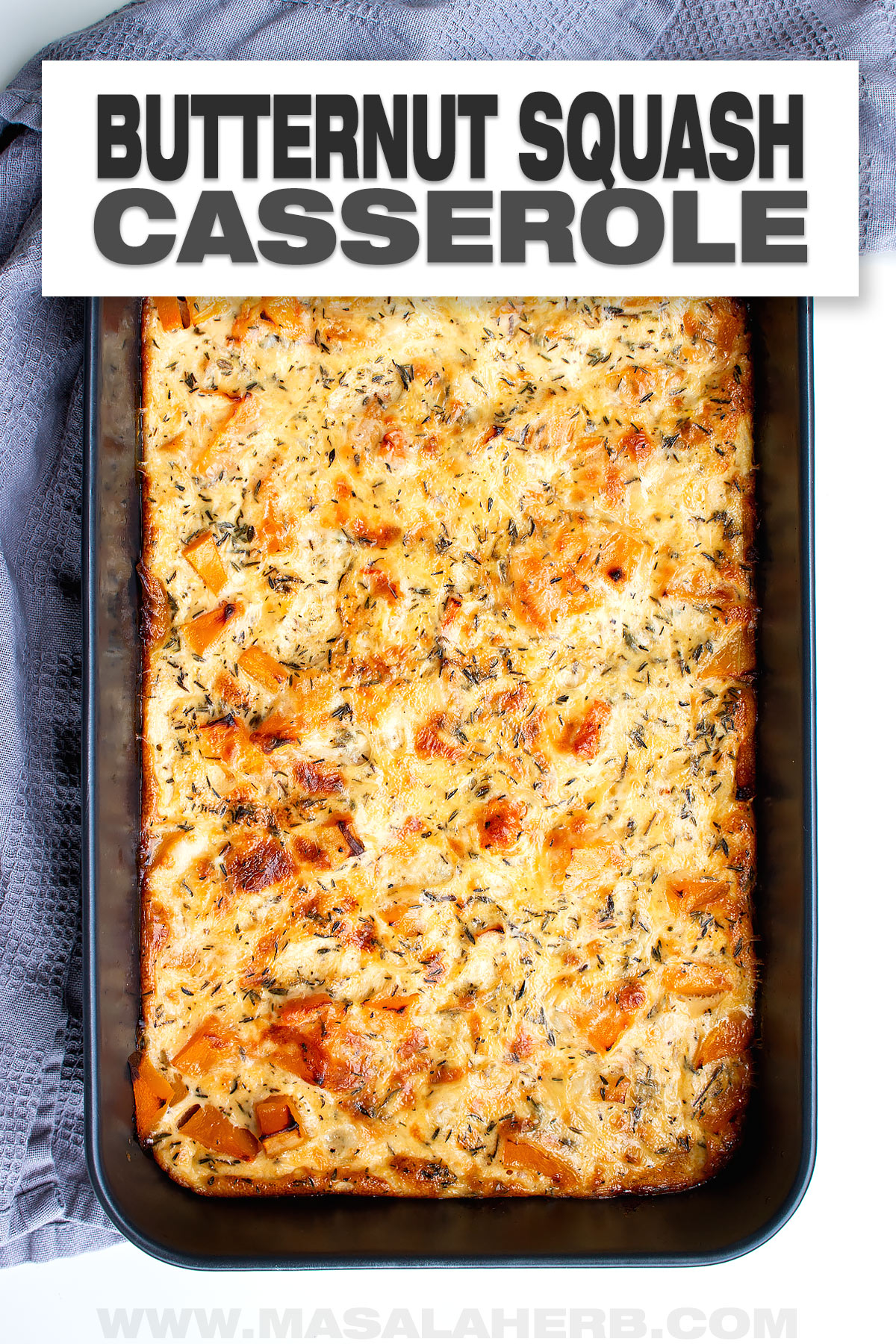 Butternut Squash Casserole Recipe cover