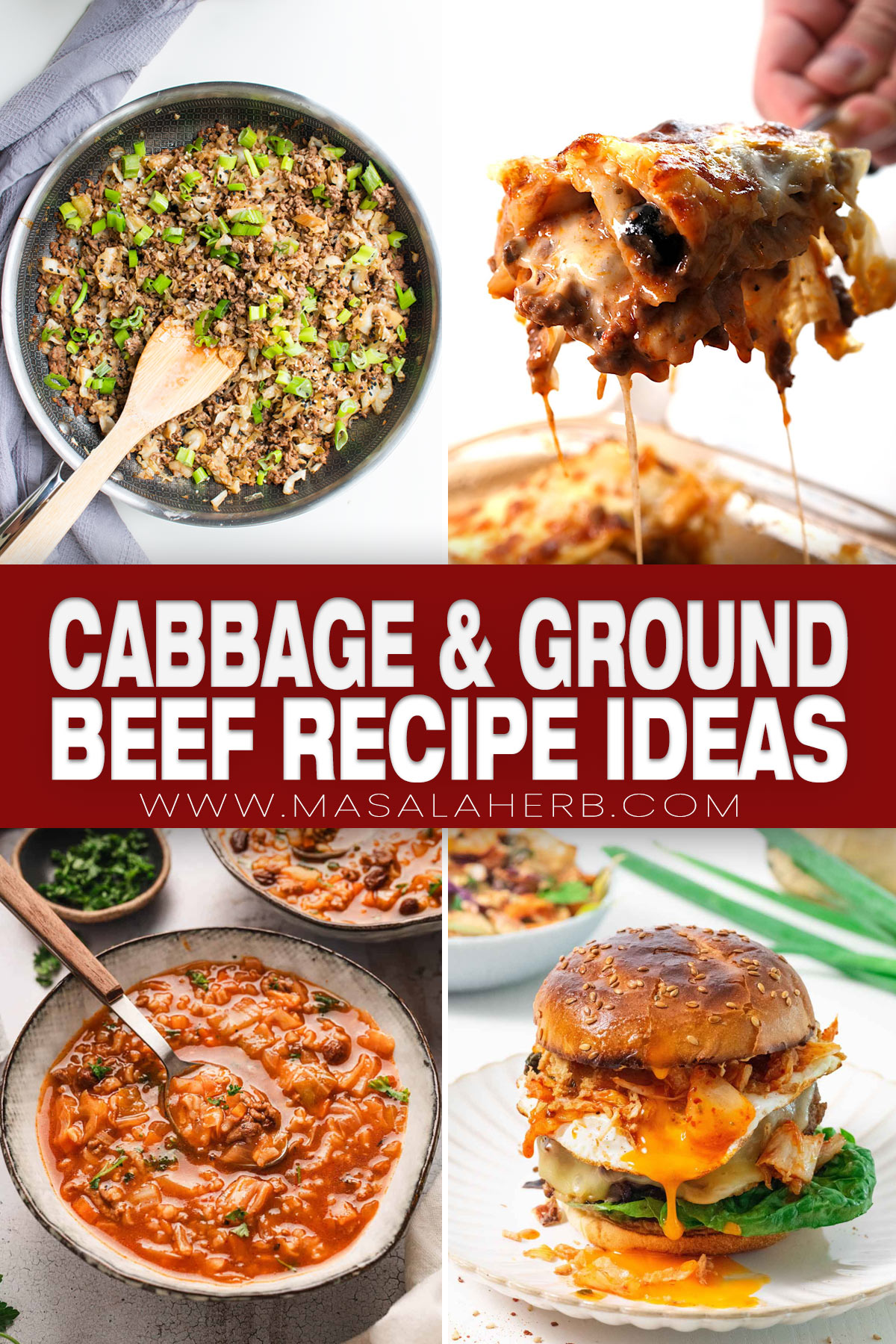 Cabbage and Ground Beef Meals That Always Hit the Spot pin