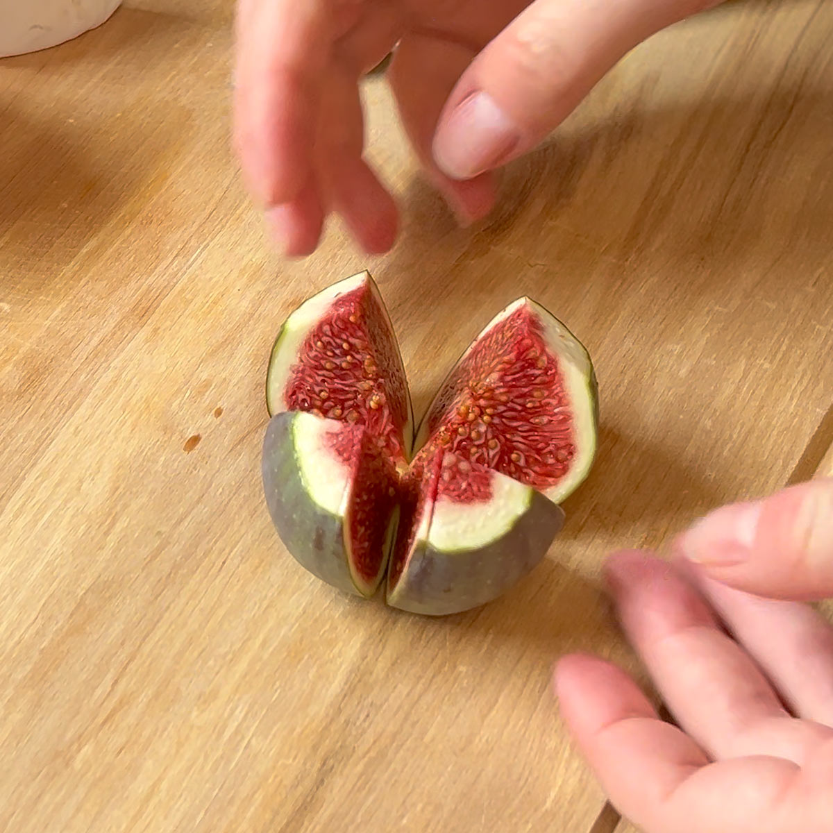 quartered fig