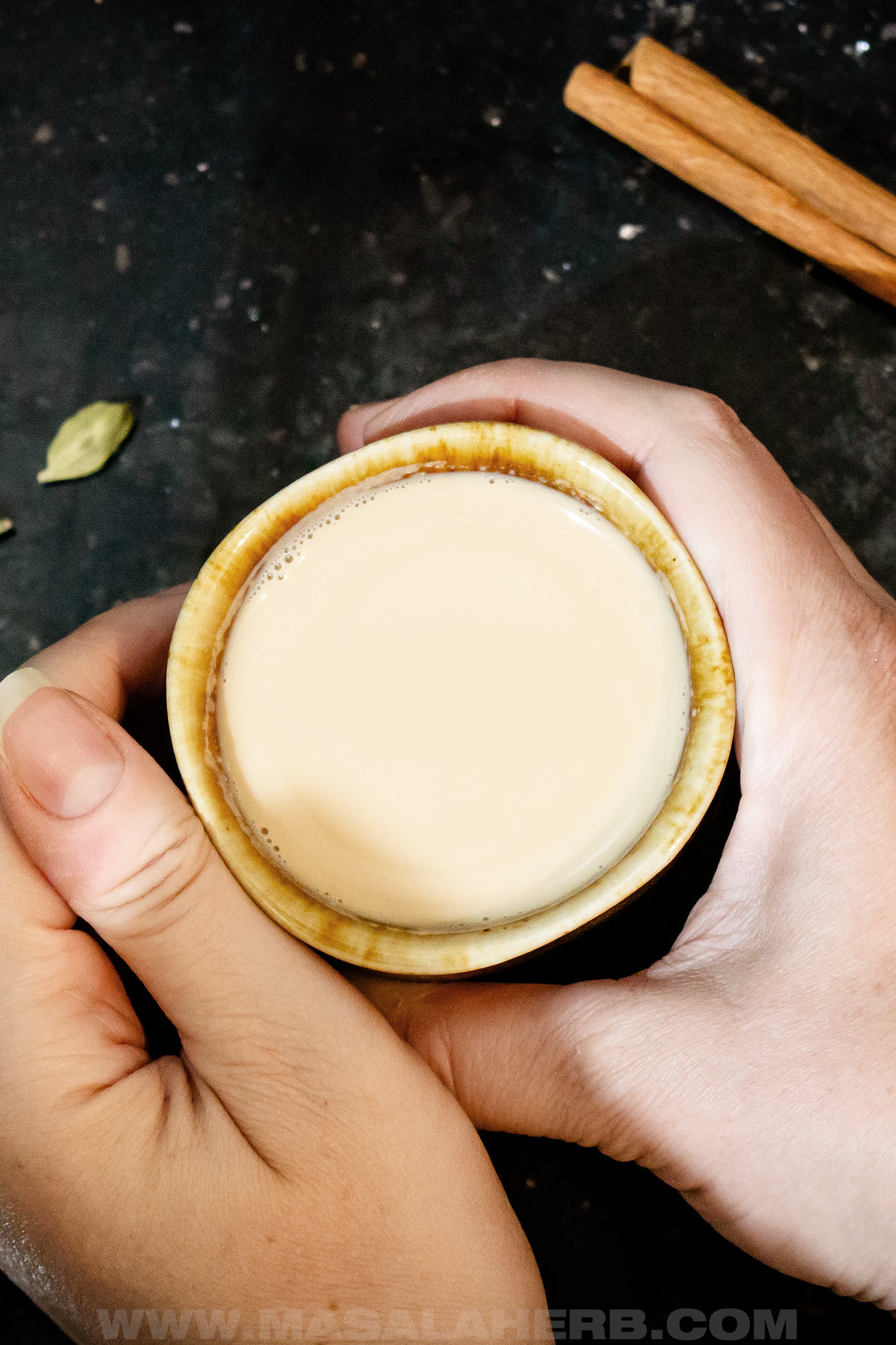 Hot Masala Chai with extra Milk