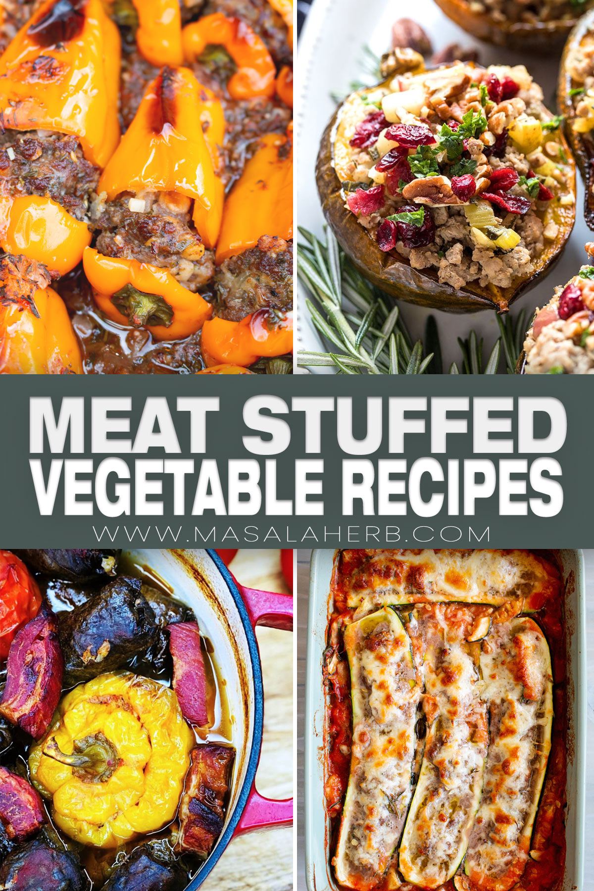 12 Meat Stuffed Vegetables You'll Want for Dinner Tonight pin
