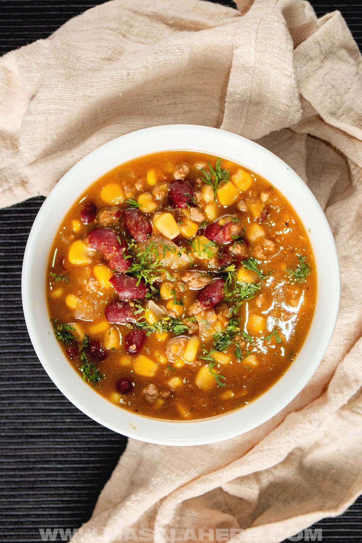 meat chili with pumpkin