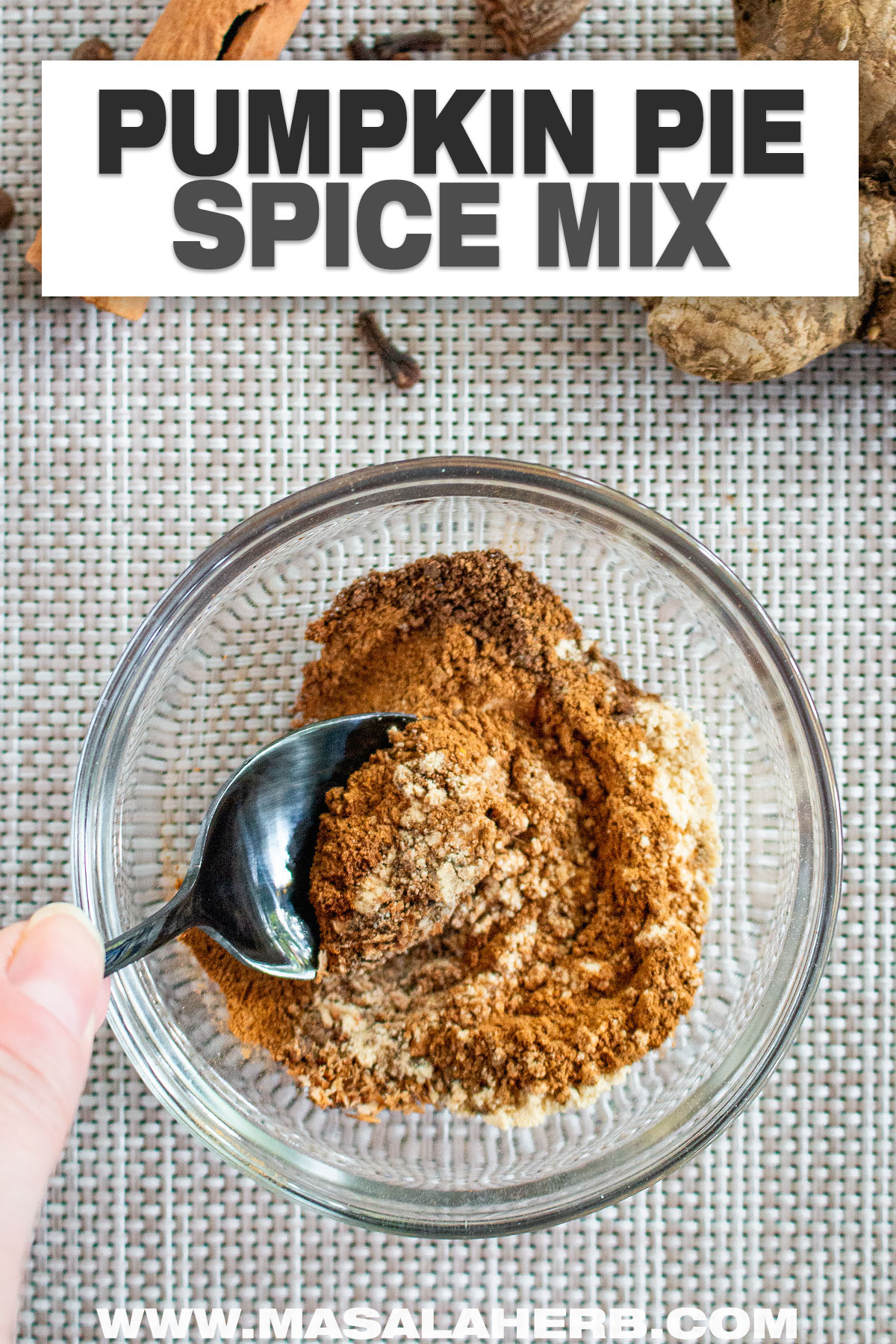 Homemade Pumpkin Pie Spice Mix cover