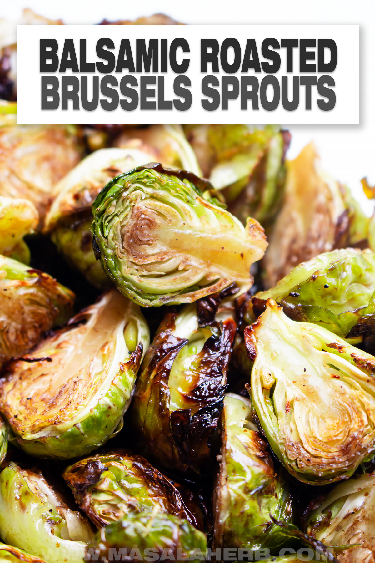 Balsamic Roasted Brussels Sprouts Recipe cover