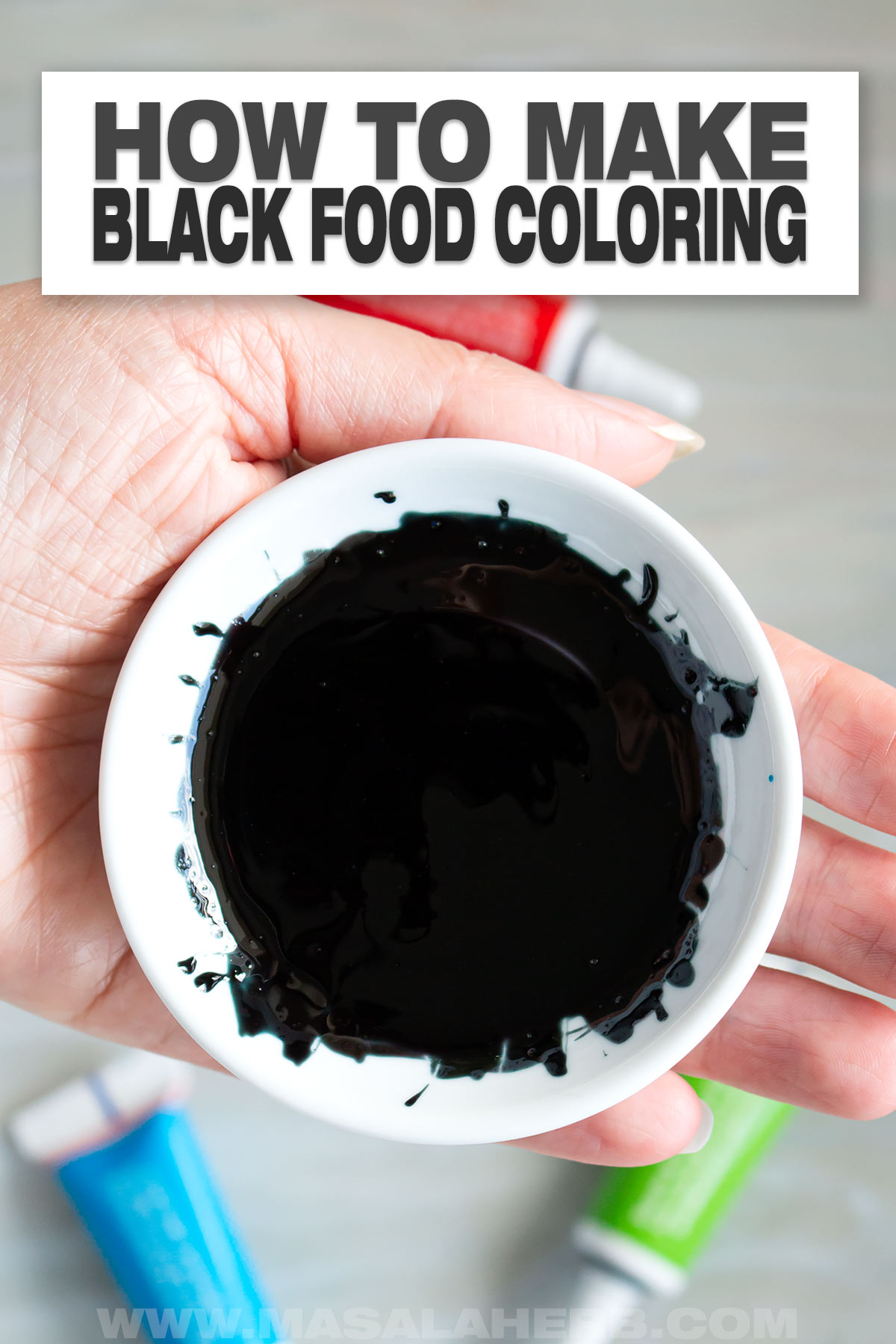 How to Make Black Food Coloring cover