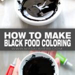 How to Make Black Food Coloring pin