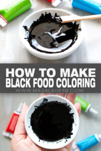 How to Make Black Food Coloring