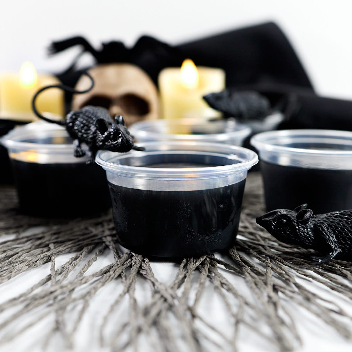 Black Jello Shots
