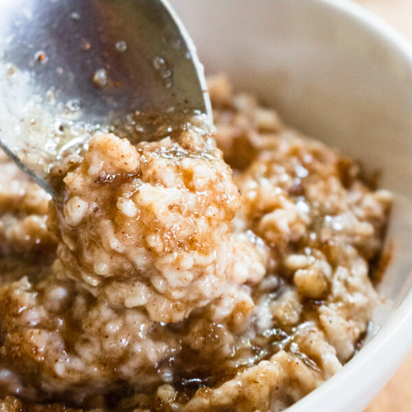5 min Brown Sugar Oatmeal