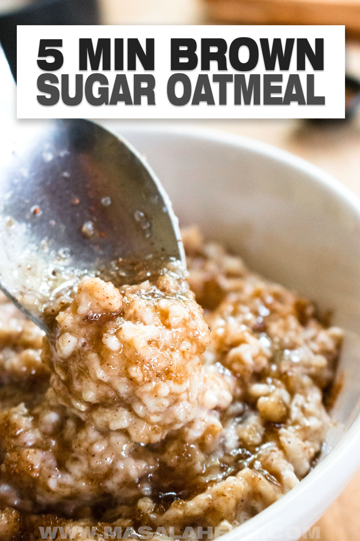 5 min Brown Sugar Oatmeal cover