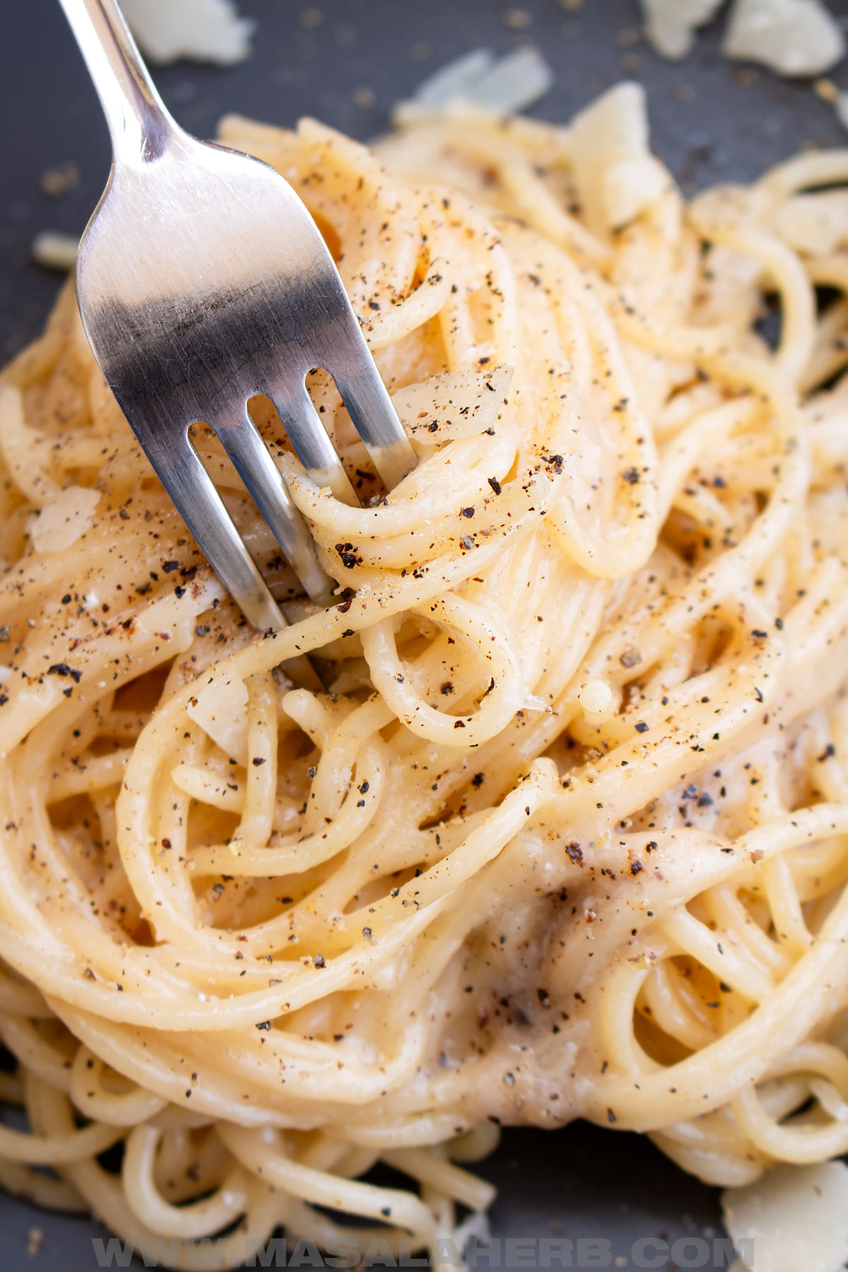 homemade cacio et pepe