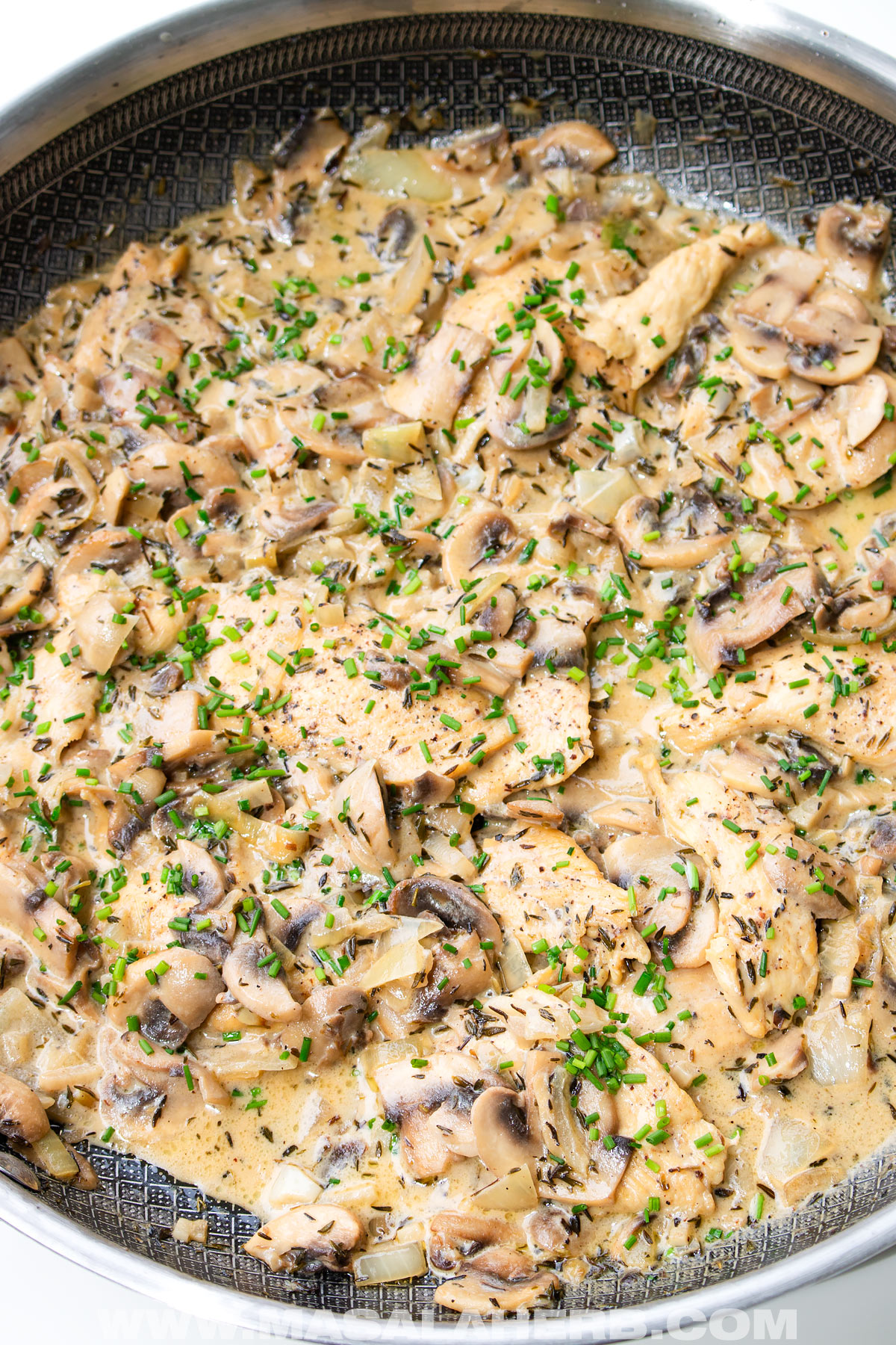 creamy chicken and mushroom