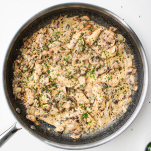 Creamy Chicken Mushroom Skillet