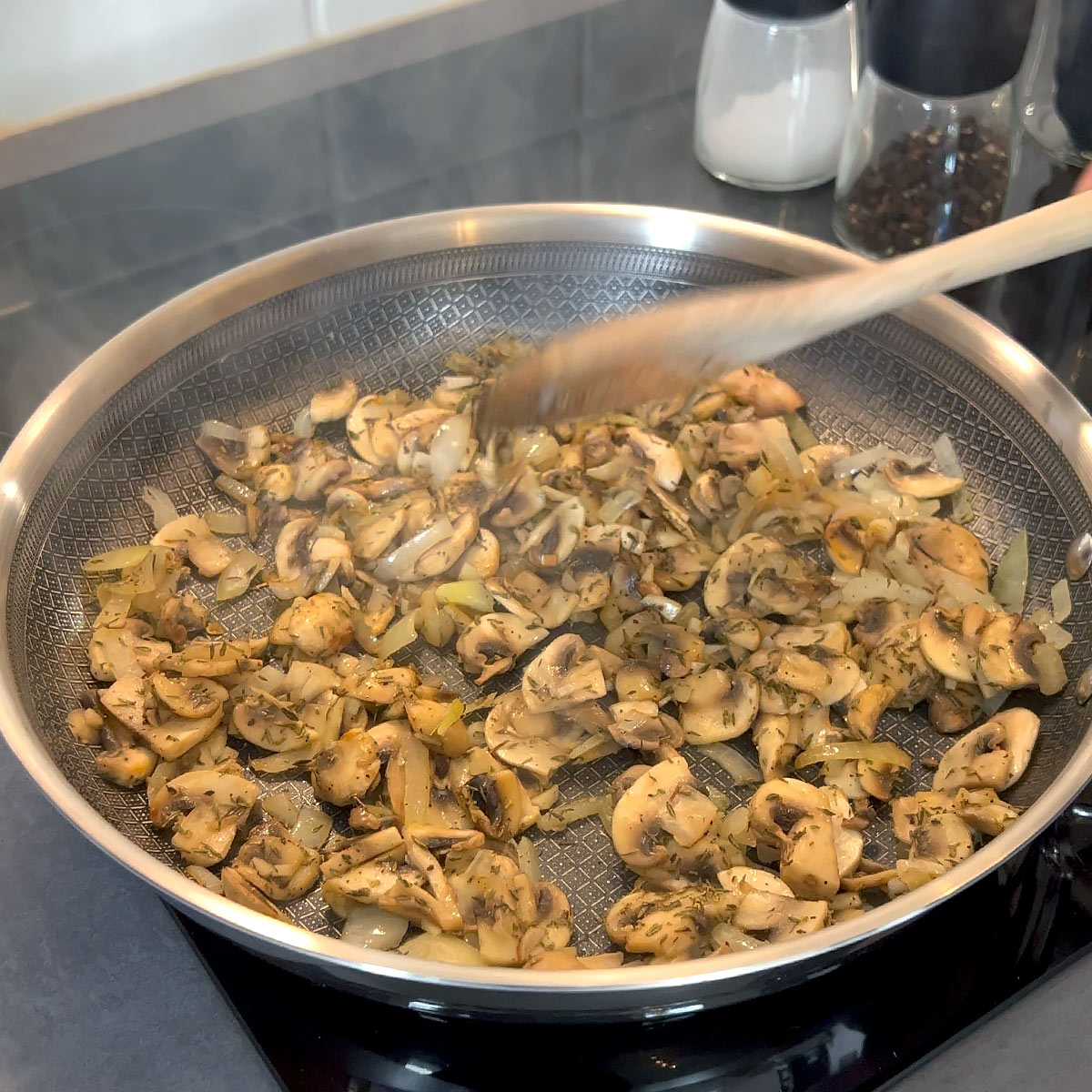 cook down mushroom a bit