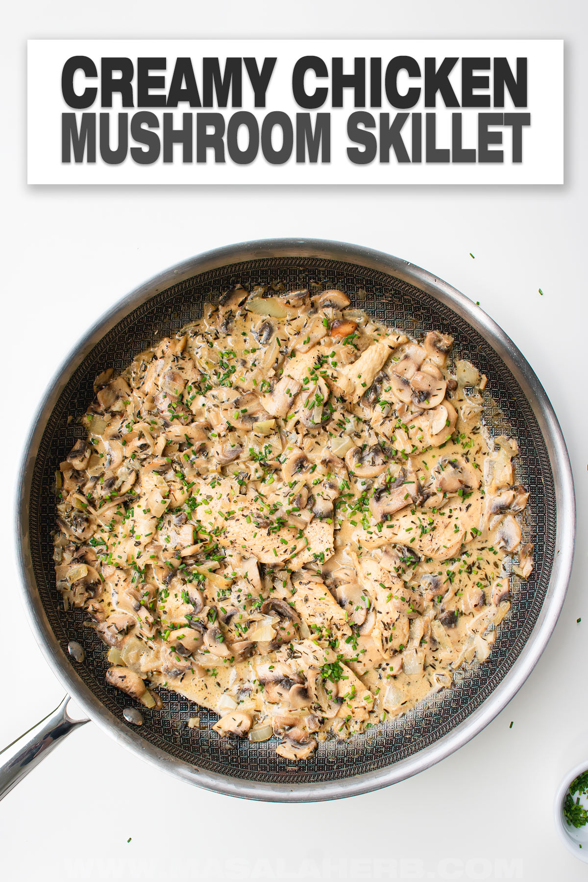 Creamy Chicken Mushroom Skillet cover
