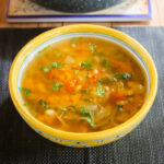Spicy Moroccan Lentil Soup (Veg Harira)