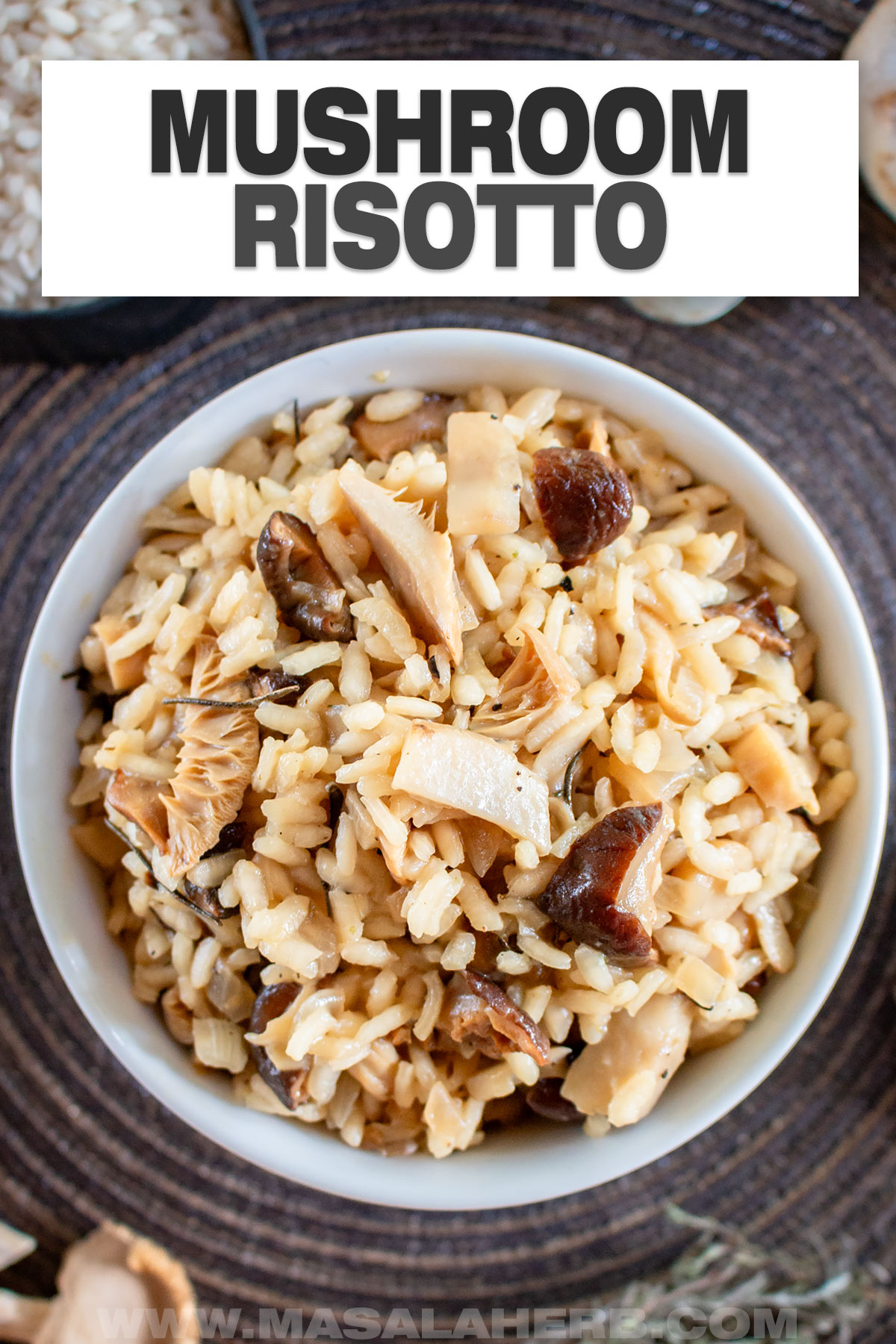 Mixed Mushroom Risotto Recipe cover