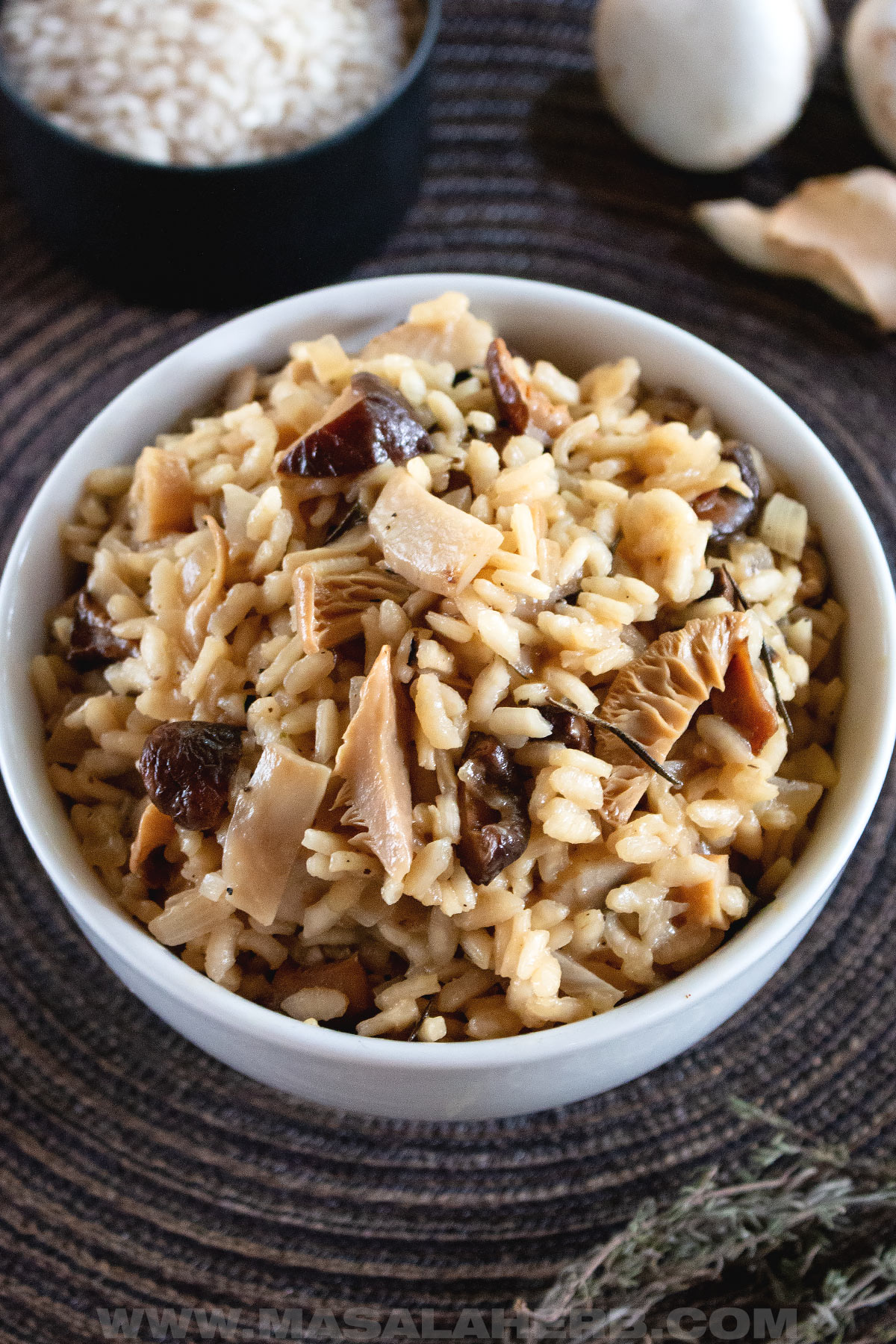 risotto with mushrooms