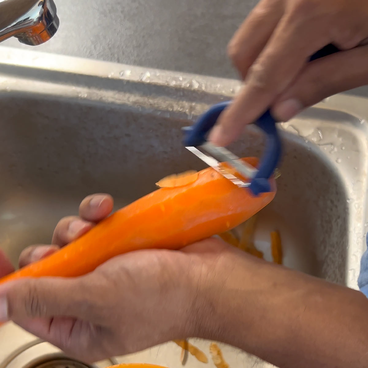 peel carrots
