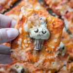 skull mushroom pizza