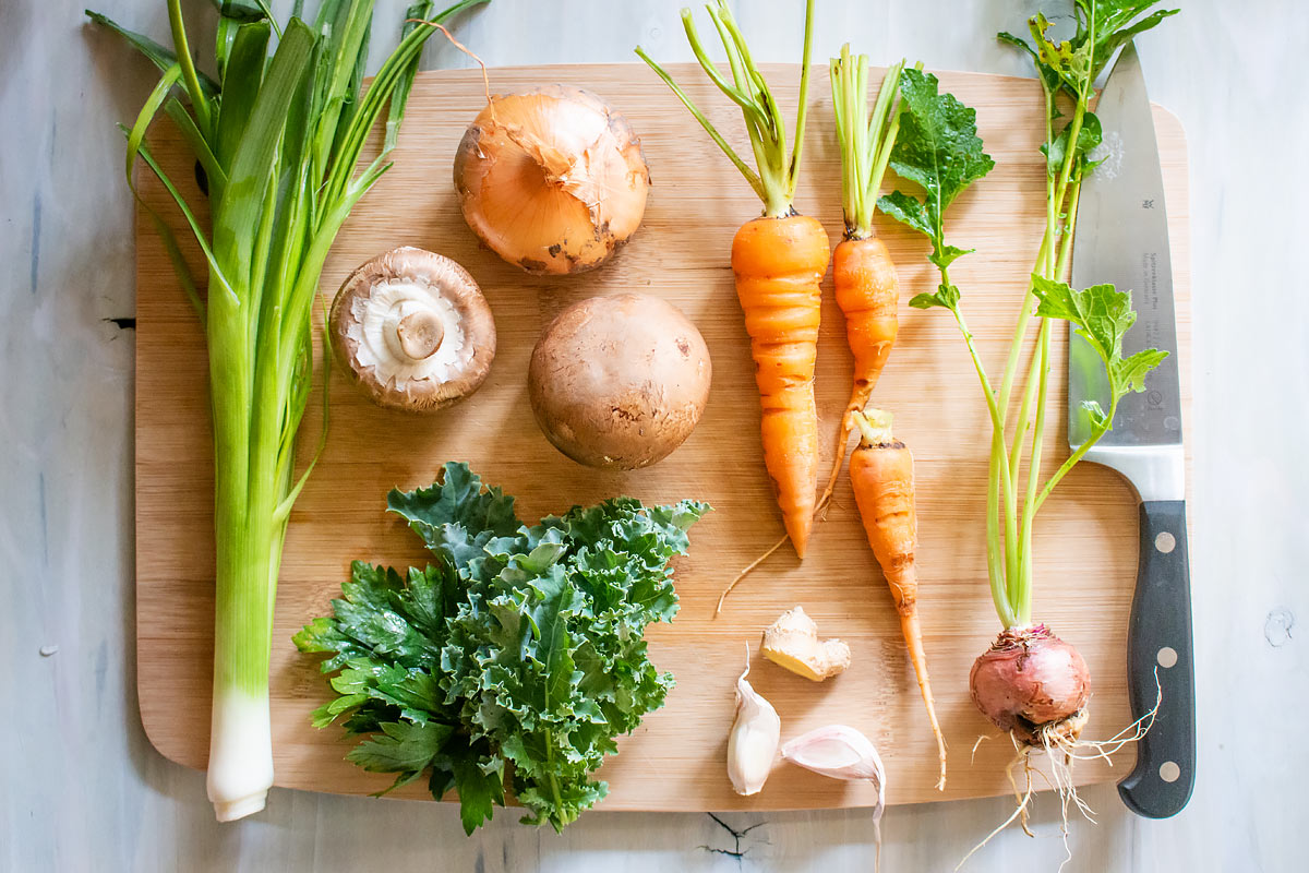 vegetables for wild rice soup
