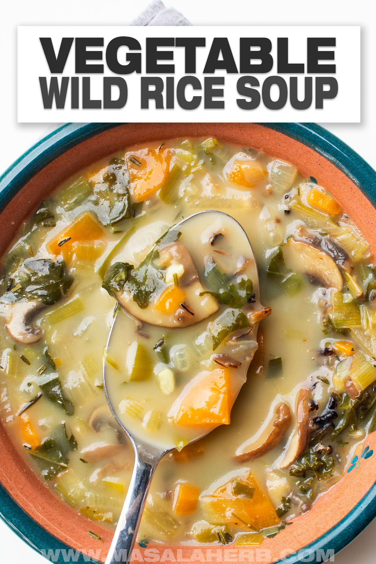 Vegetable Wild Rice Soup Recipe cover