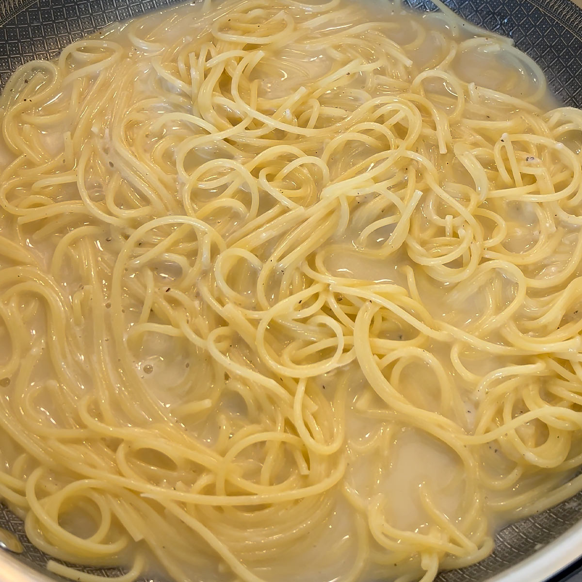cook down cheese sauce