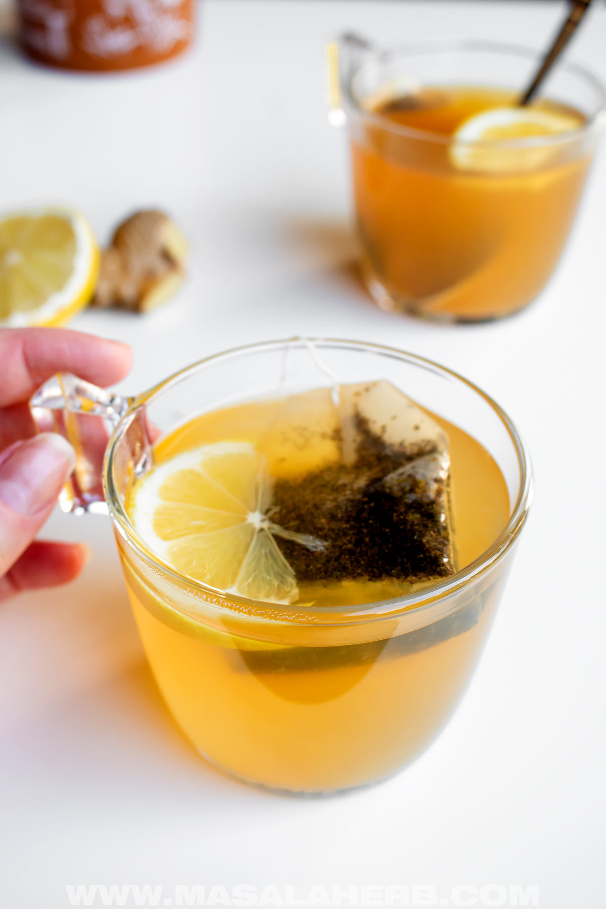 honey ginger lemon tea