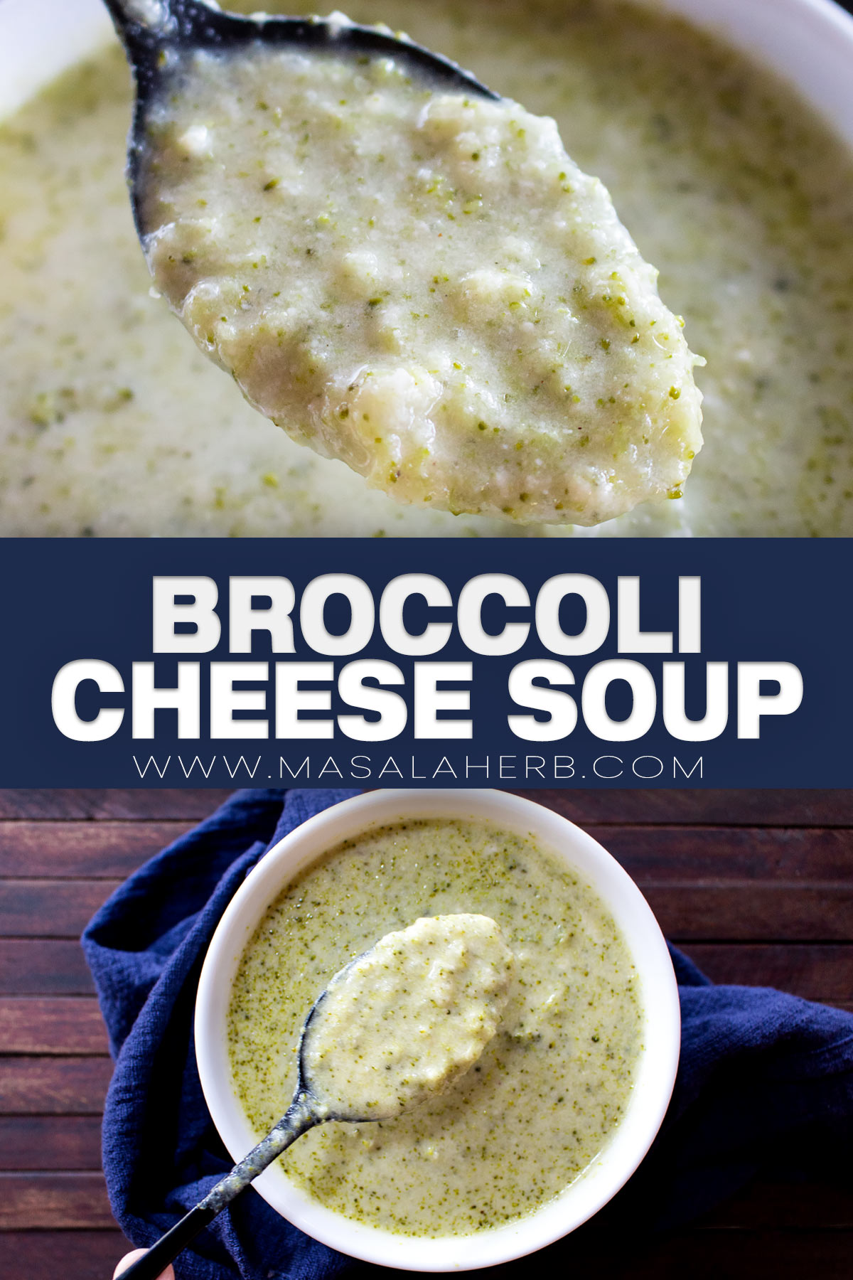 Broccoli Cheese Soup pin