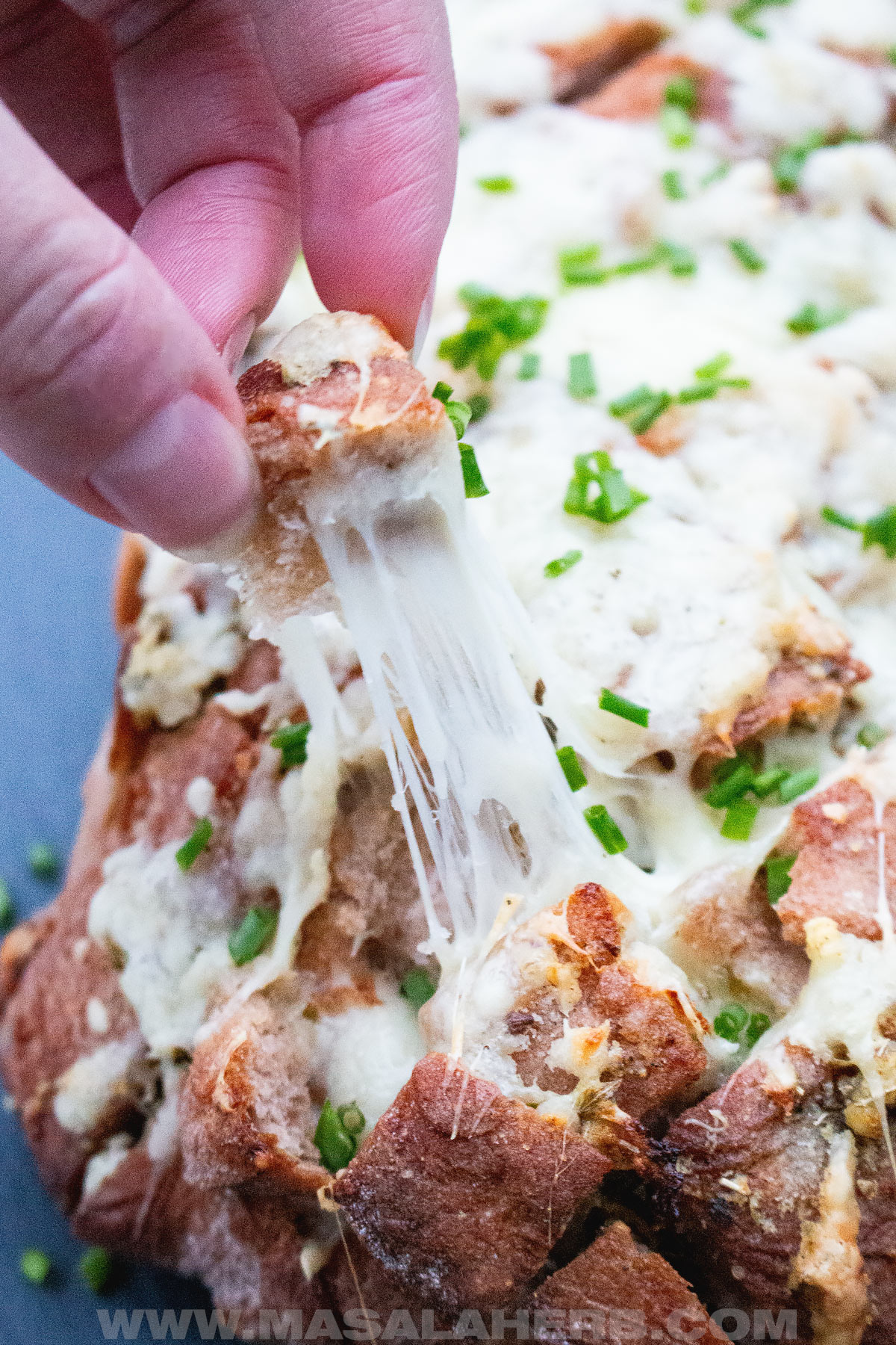 bread with cheese to pull apart