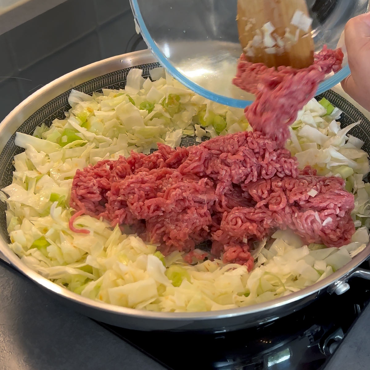 Stir in ground beef