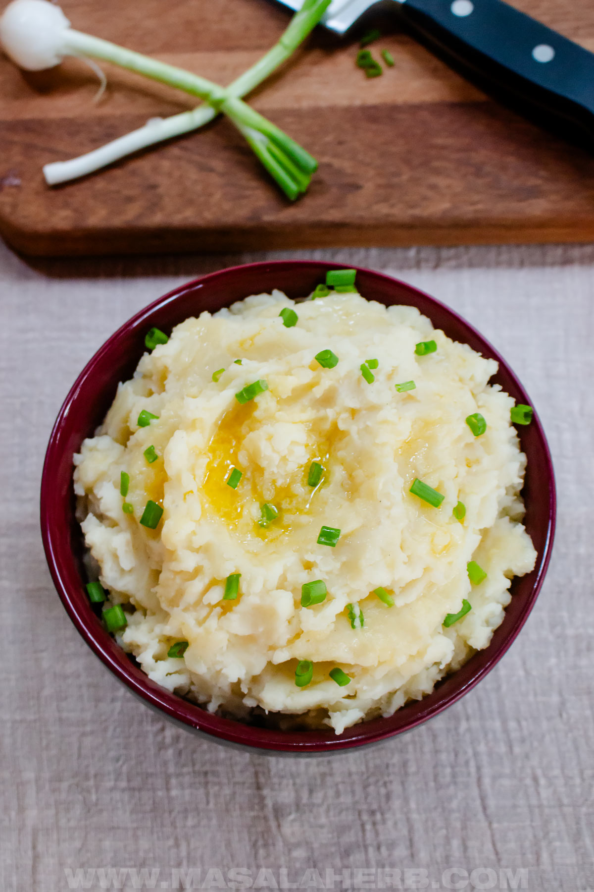 mashed potatoes with butter