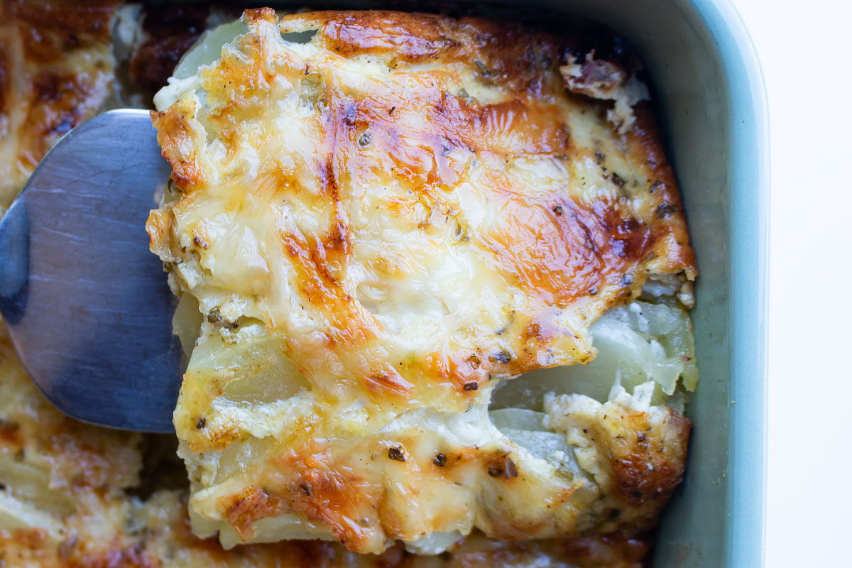potato cheese egg bake