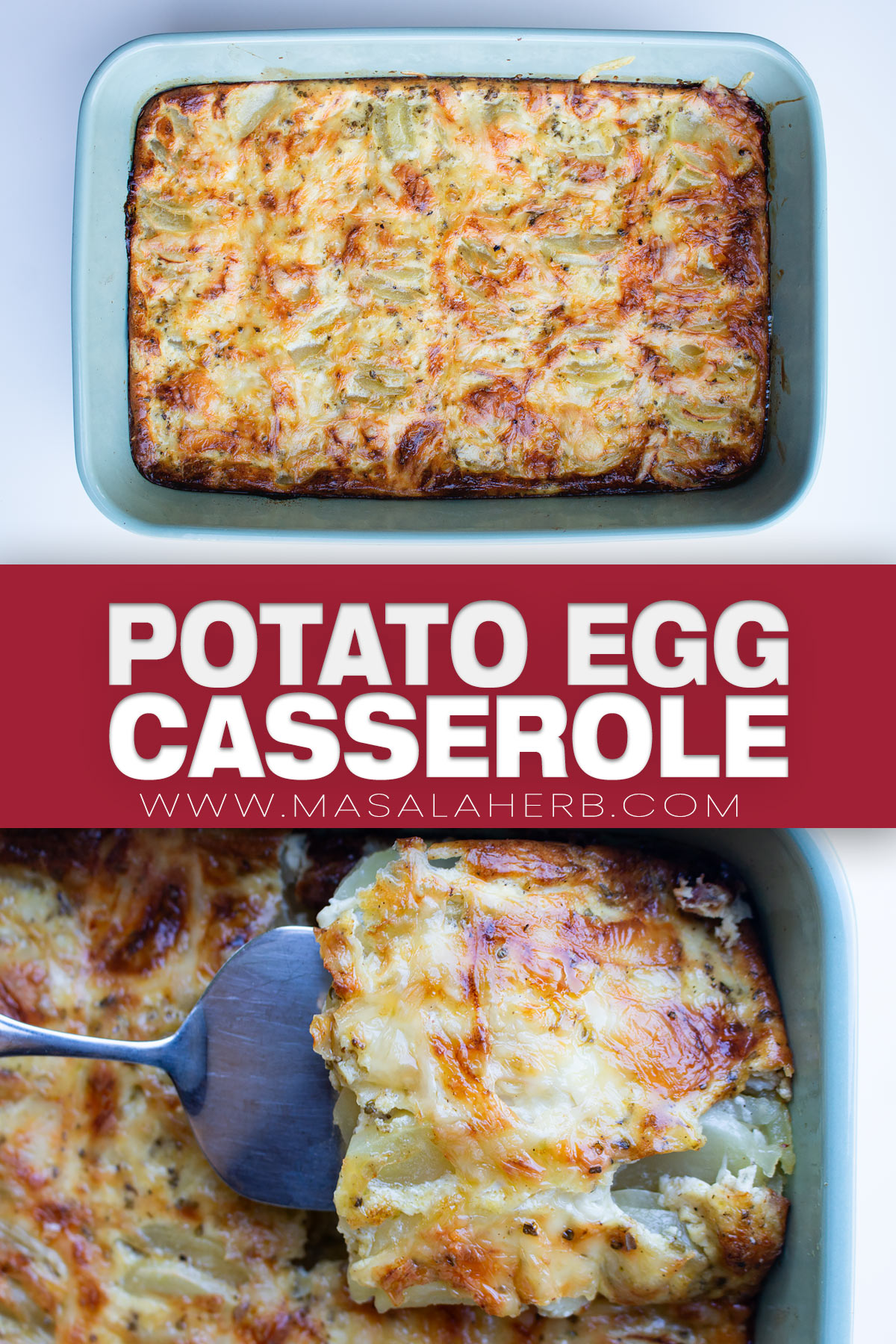 Potato Egg Casserole Recipe pin