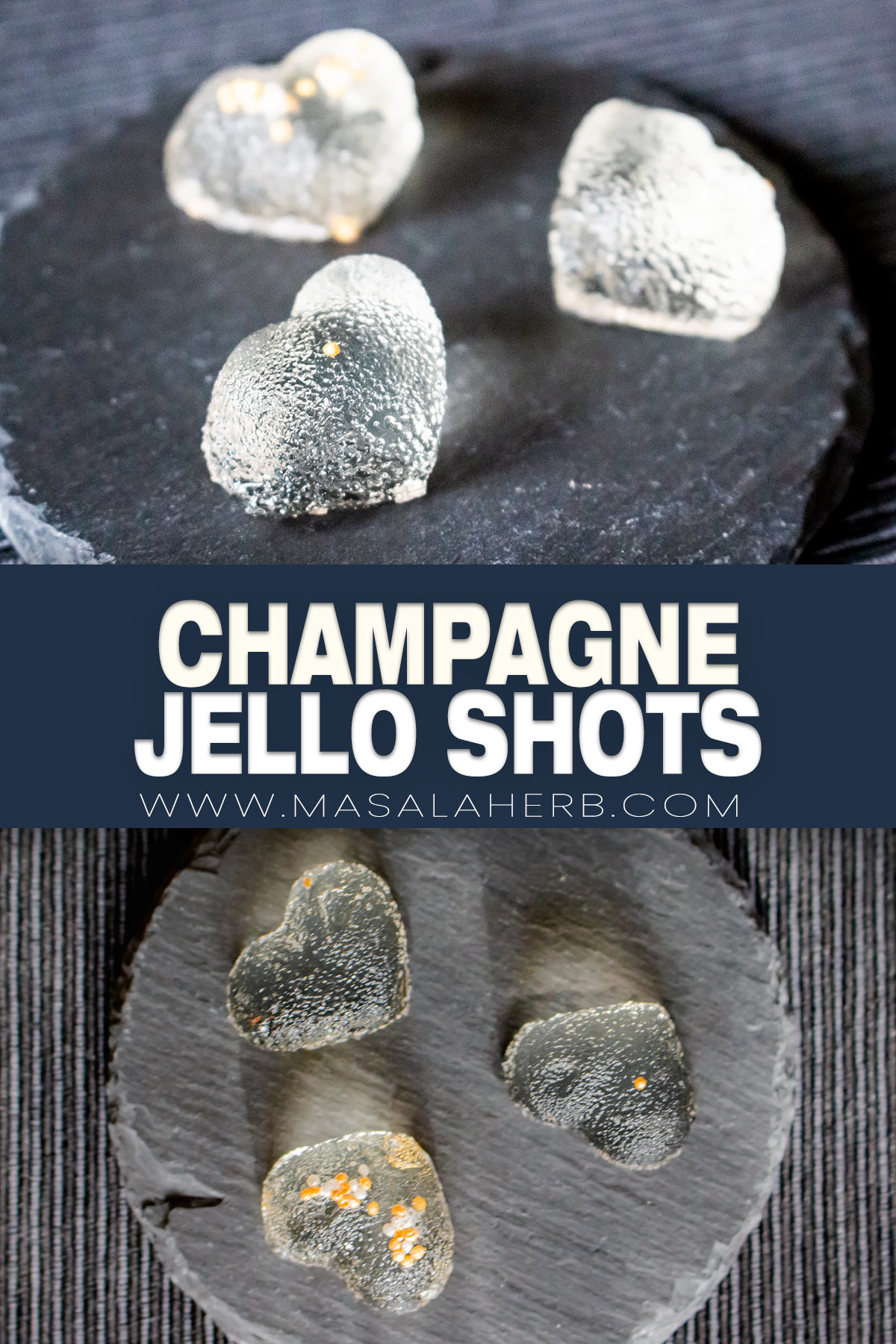 Champagne Jello Shots Recipe pin