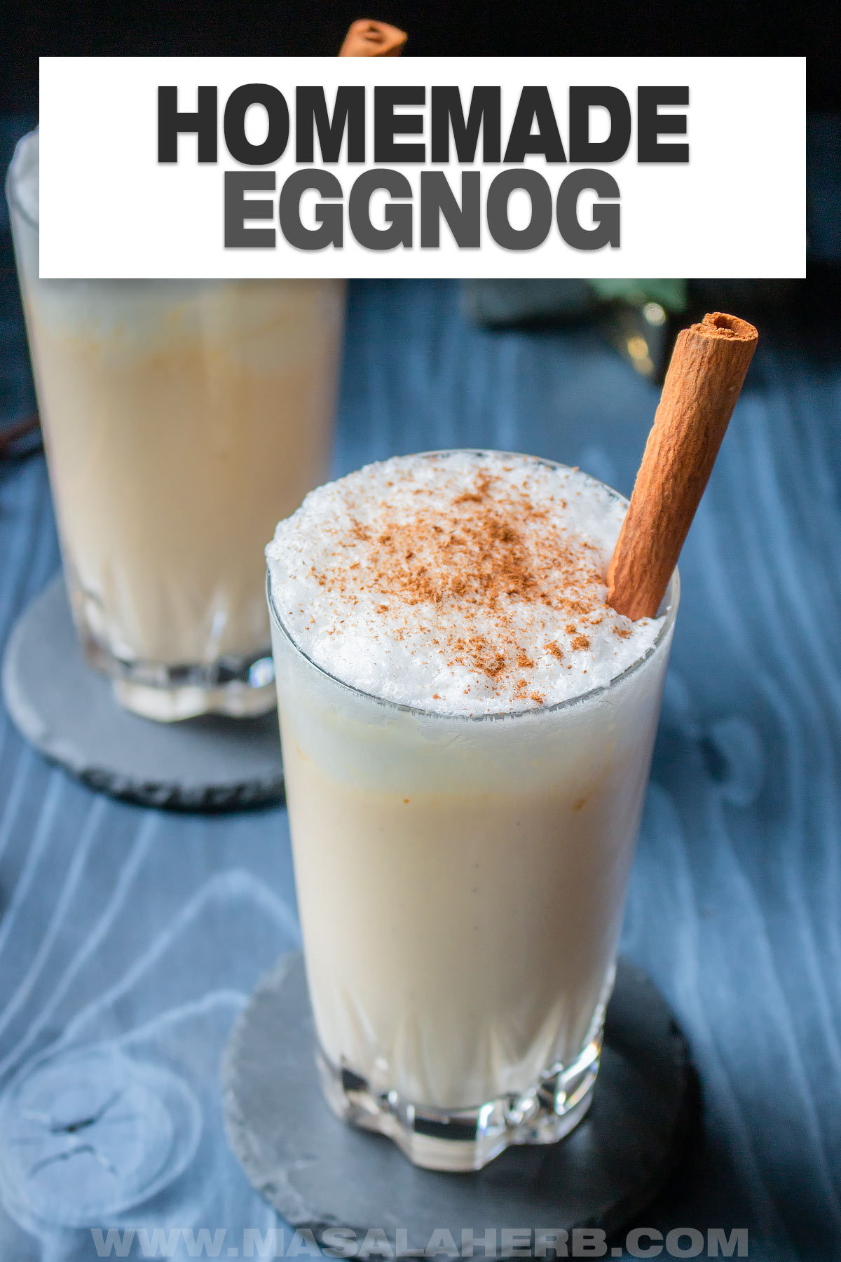 Homemade Eggnog with Vanilla Bean Infusion cover