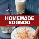 Homemade Eggnog with Vanilla Bean Infusion pin
